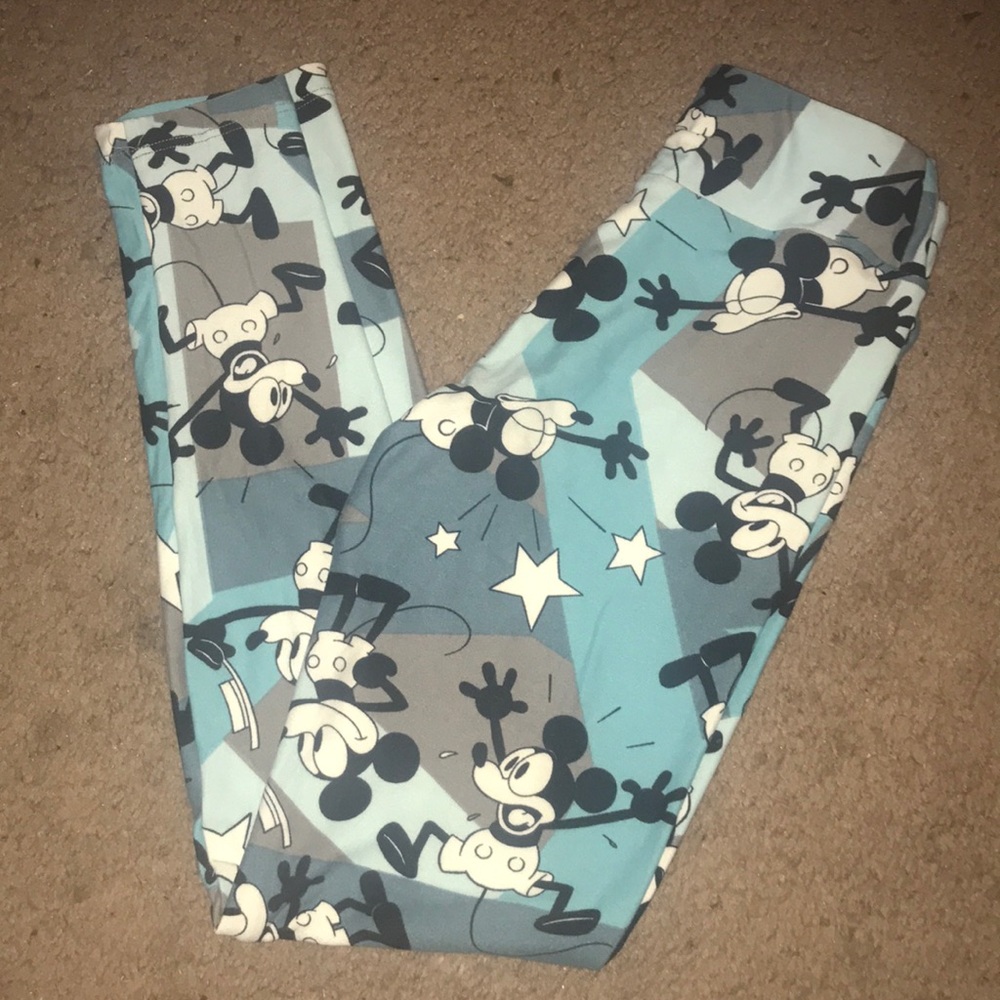 LuLaRoe Mickey Mouse Tween Leggings